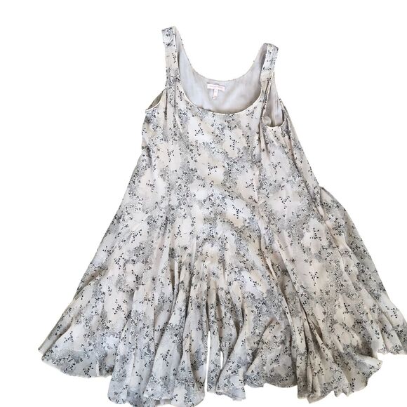 Rebecca Taylor Romantic Flowy Boho Ruffle Hem‎ Silk Blend Mini Dress $395 Sz 14 - Picture 4 of 16